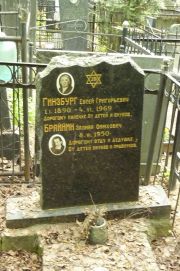 Гинзбург Евсей Григорьевич, Москва, Востряковское кладбище